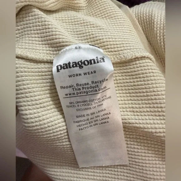 Patagonia Women's Cream Turtleneck Sweater - Picture 4 of 5